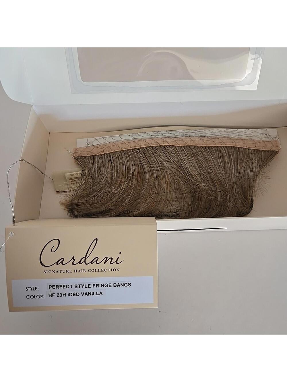 Cardani Signature Hair Perfect Style Fringe Bangs 23H Iced Vanilla New